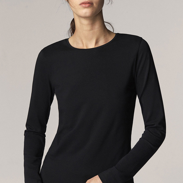 Classical Look Crew Neck Solid Shirt 3-4 Days Delivery